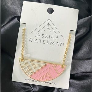 Jessica Waterman Semi Circle Trimscape Necklace Canadian Designer Jewelry